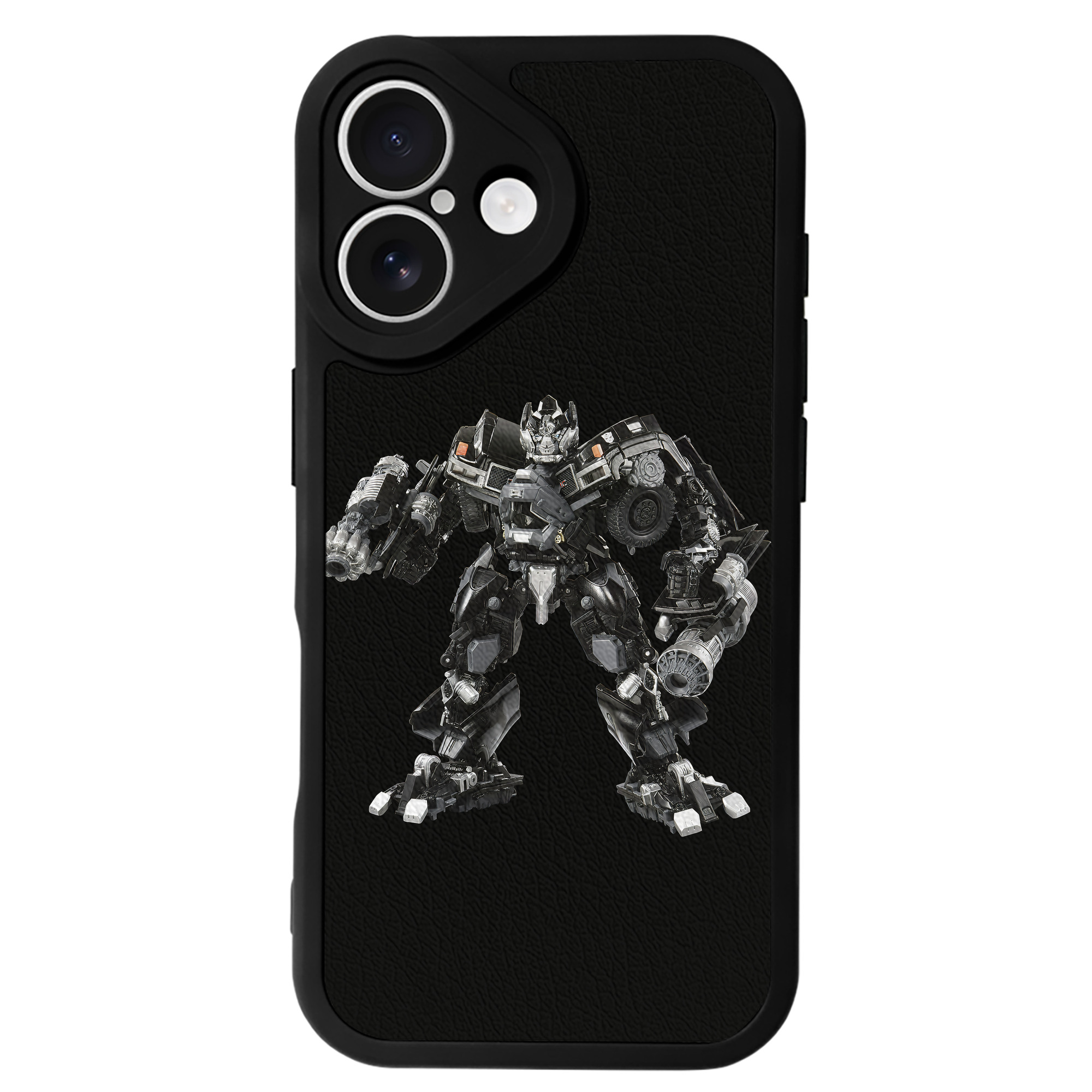 （画像用） Transformers トランスフォーマー 【iPhone 16シリーズ対応】シリコンスマホケース（レザー調） 材質：シリコン